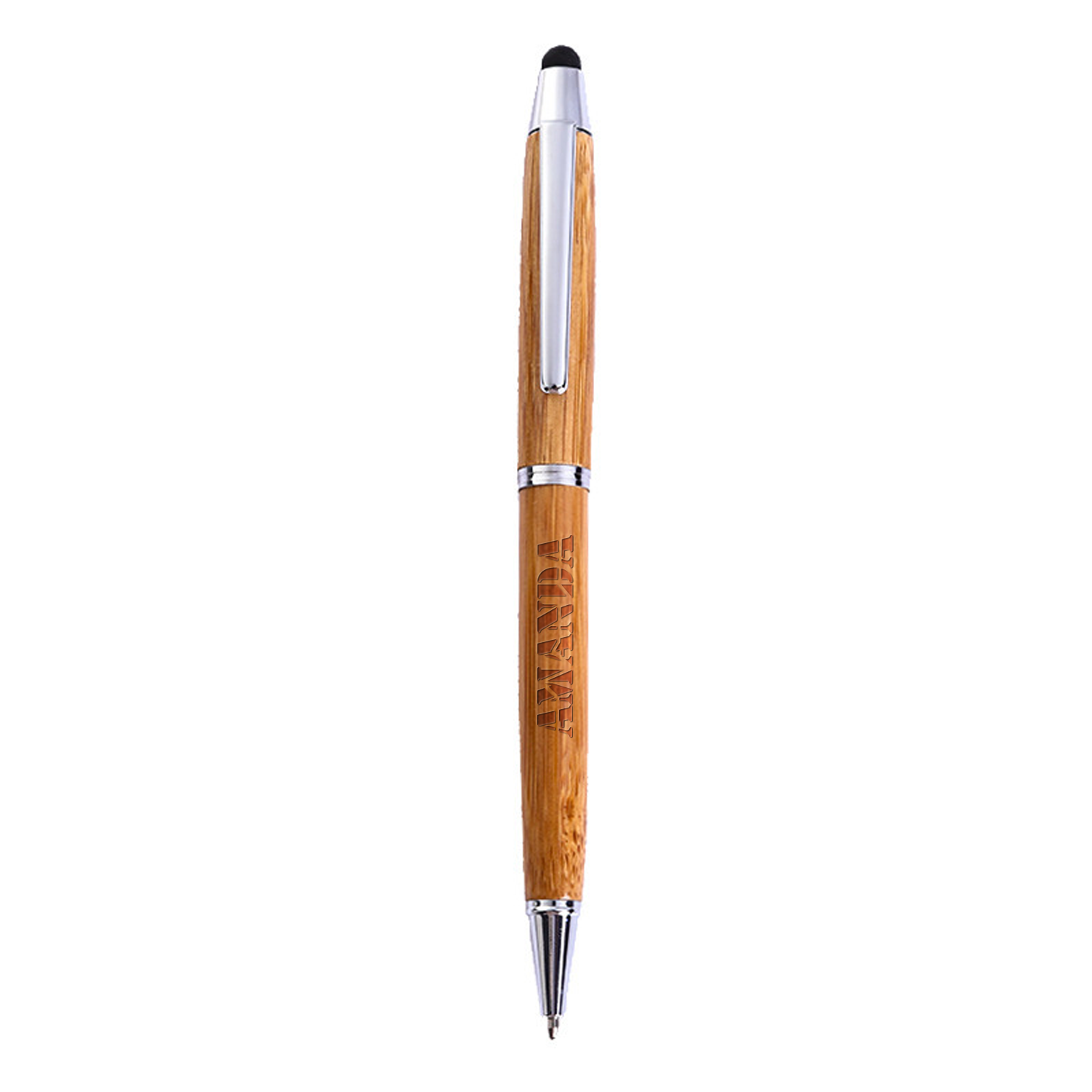 Bamboo Stylus Ballpoint Pen 2