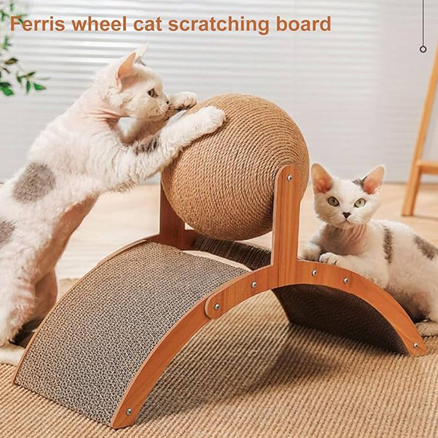 Deluxe Ferris Wheel Cat Scratcher 4