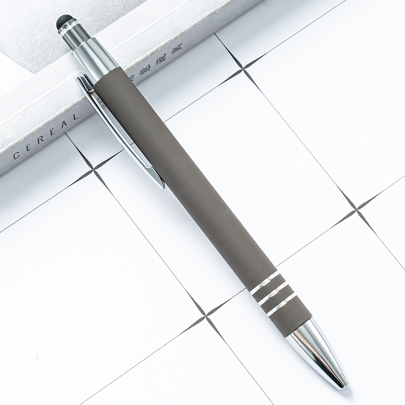 Stylus Click Action Aluminum Ballpoint Pen 7