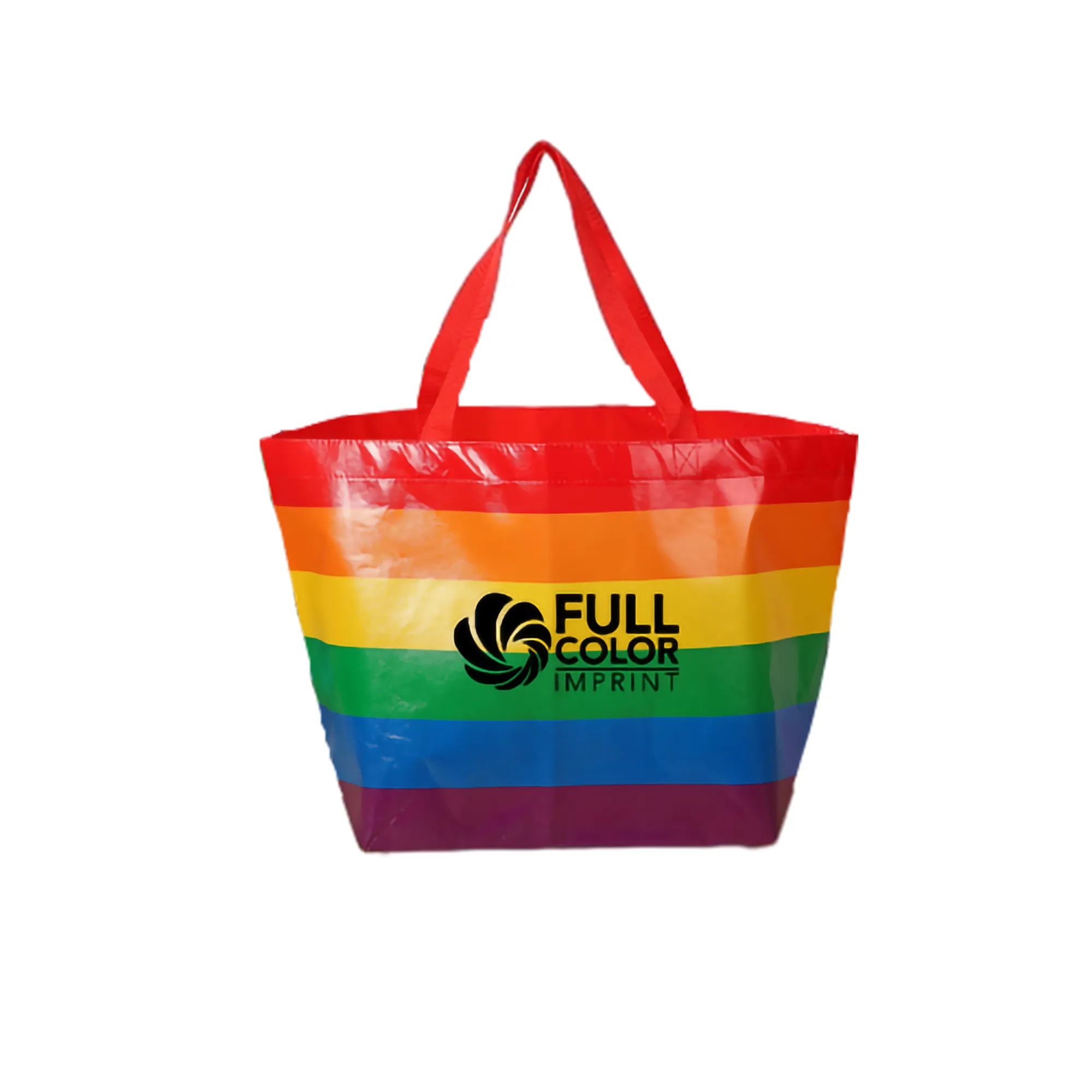 Rainbow Laminated Non-Woven Tote Bag 1