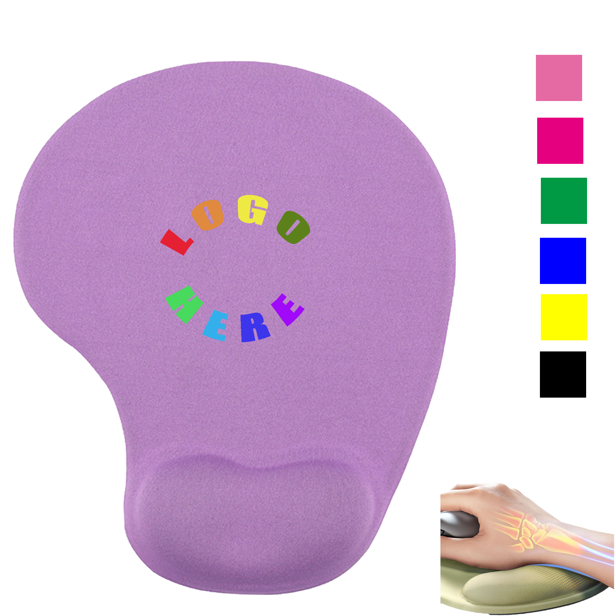Mouse Pad with Wrist Rest Support 2