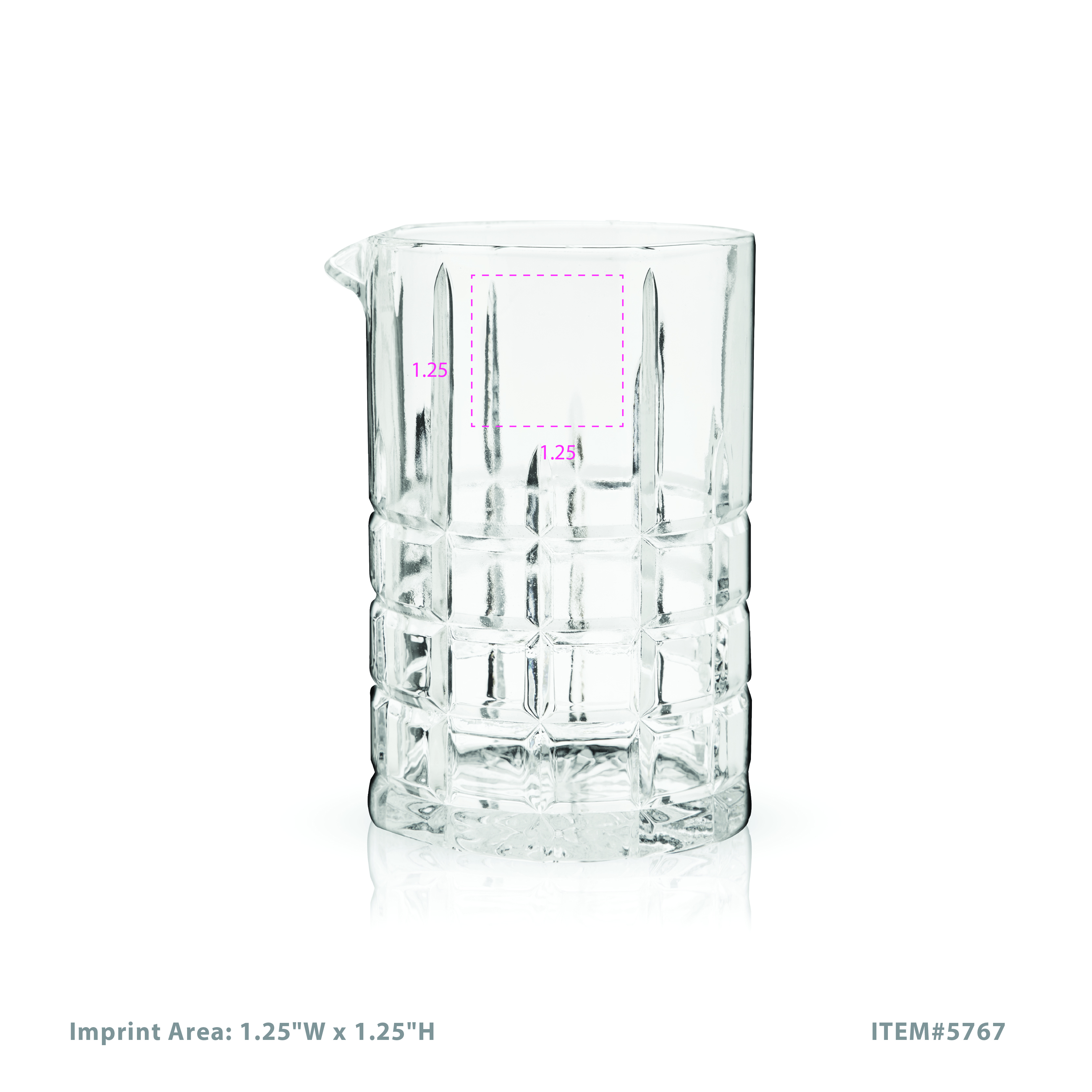 Viski® Highland Mixing Glass 5