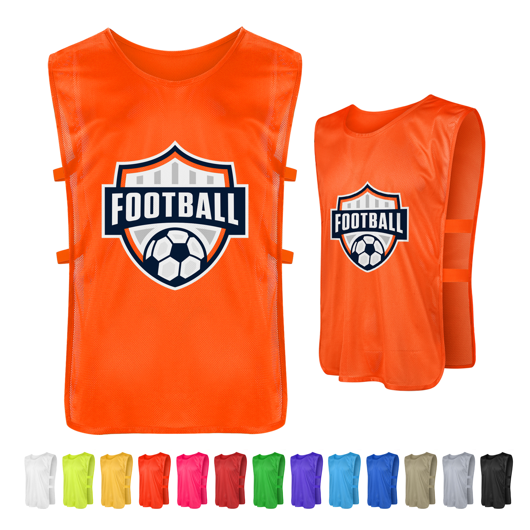 Custom Training Pinnies With Elastic Side 20