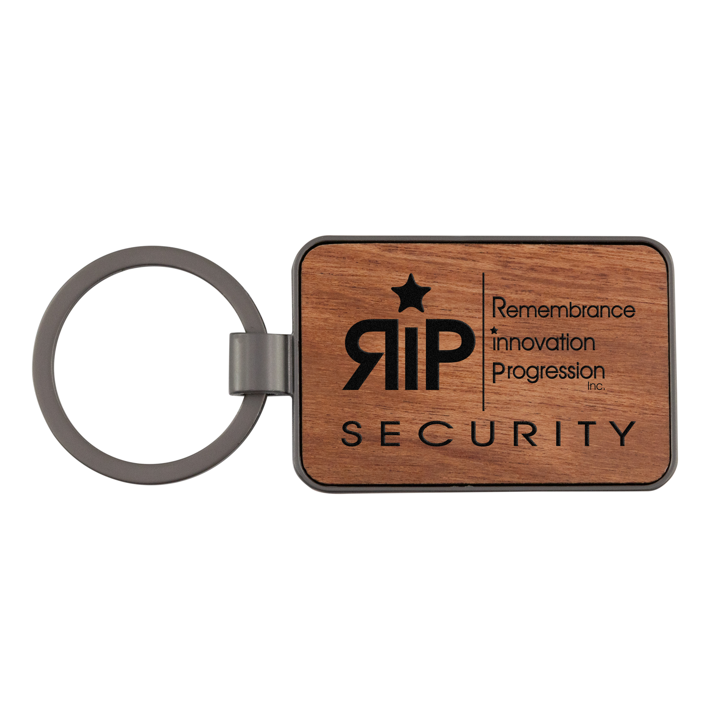 Wood Inlay Keytag 3