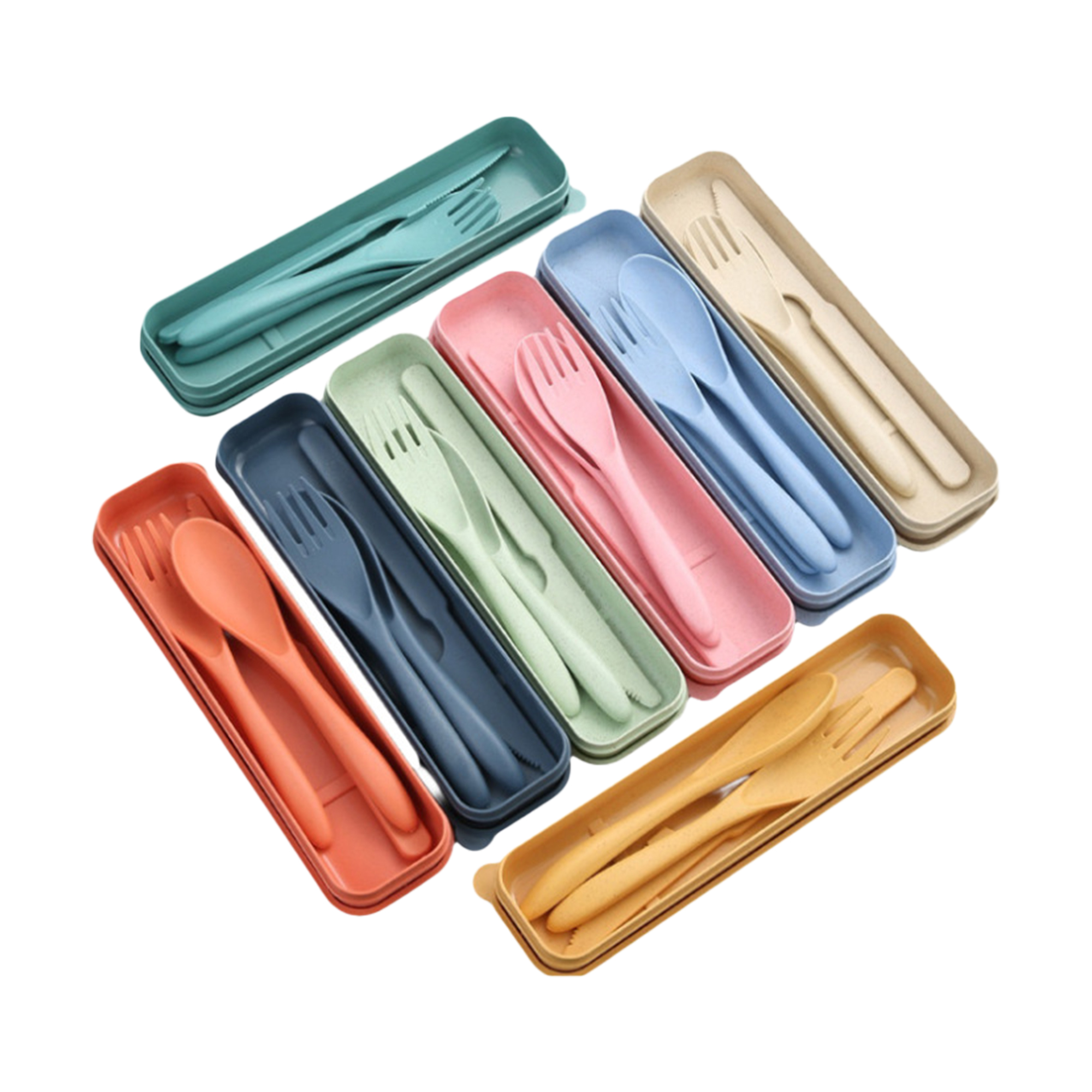 3 pcs Portable Outdoor Tableware Set 3