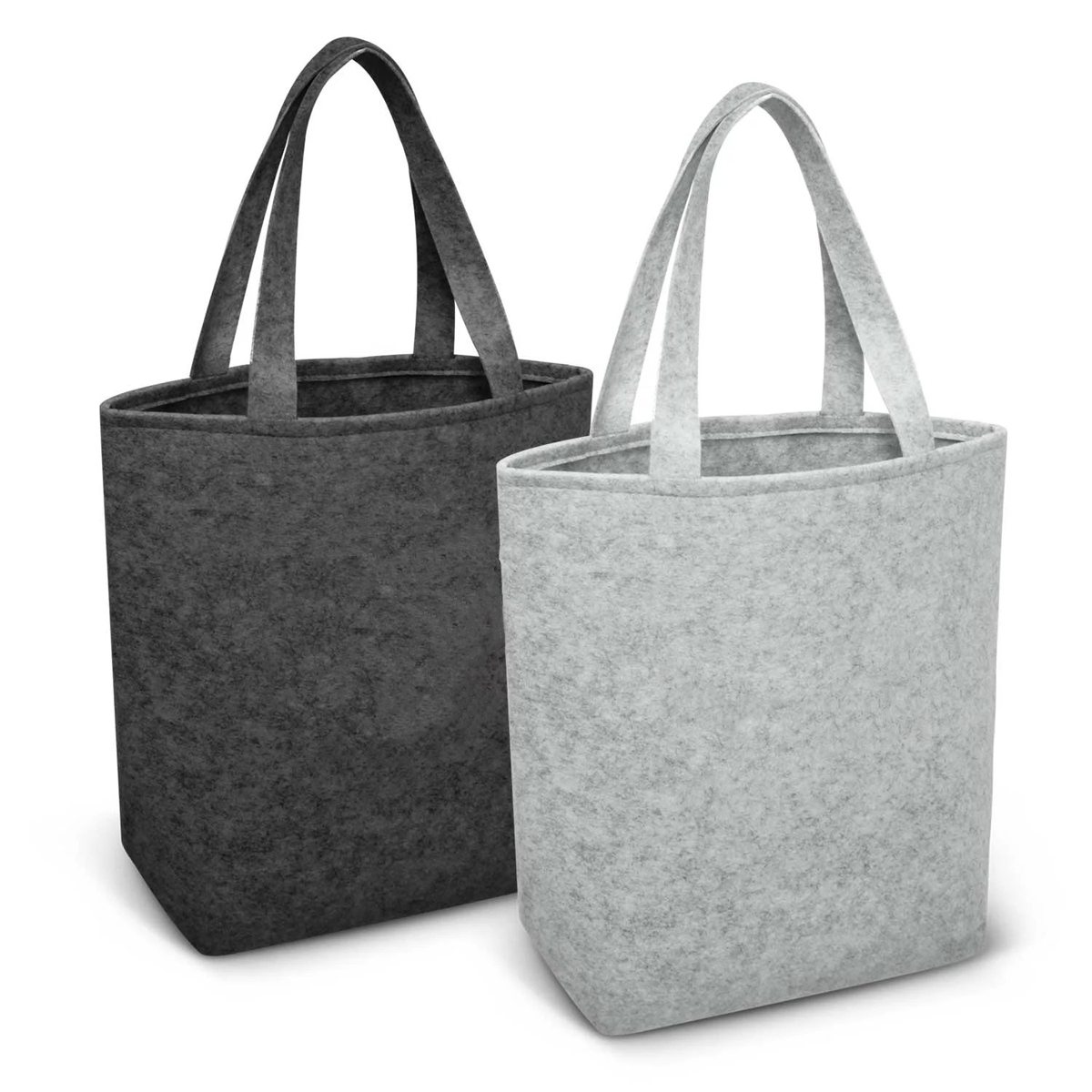 MOQ 10 pcs Sturdy Felt Shopping Bag, custom tote bag with logo imprint 3