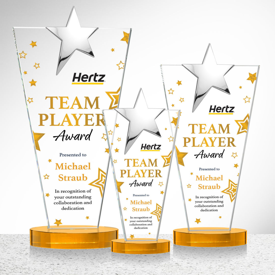 Mantella Chrome Star VividPrint™ Award - Amber 7