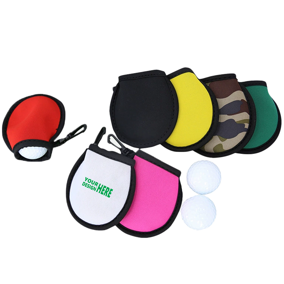 Golf Ball Wipe Bag Multi-Guard Course Accessory 2