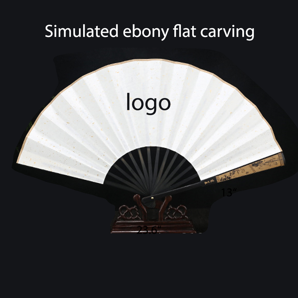 13-inch silk fan in Chinese style 2