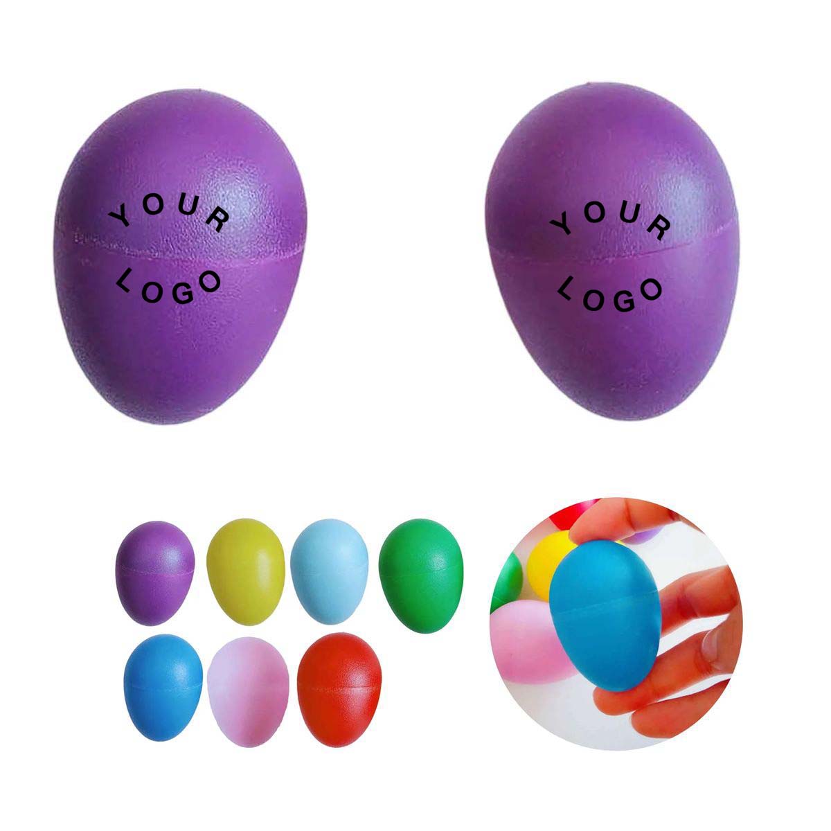 Children Egg Shaker Musical Toy Bright Colors 11