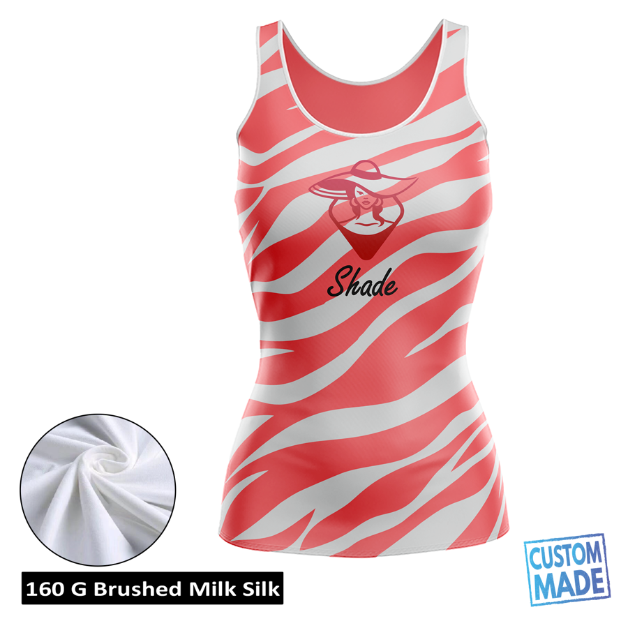 Women's Sublimation Classic Tank Top - 160G Brushed Milk Silk 1