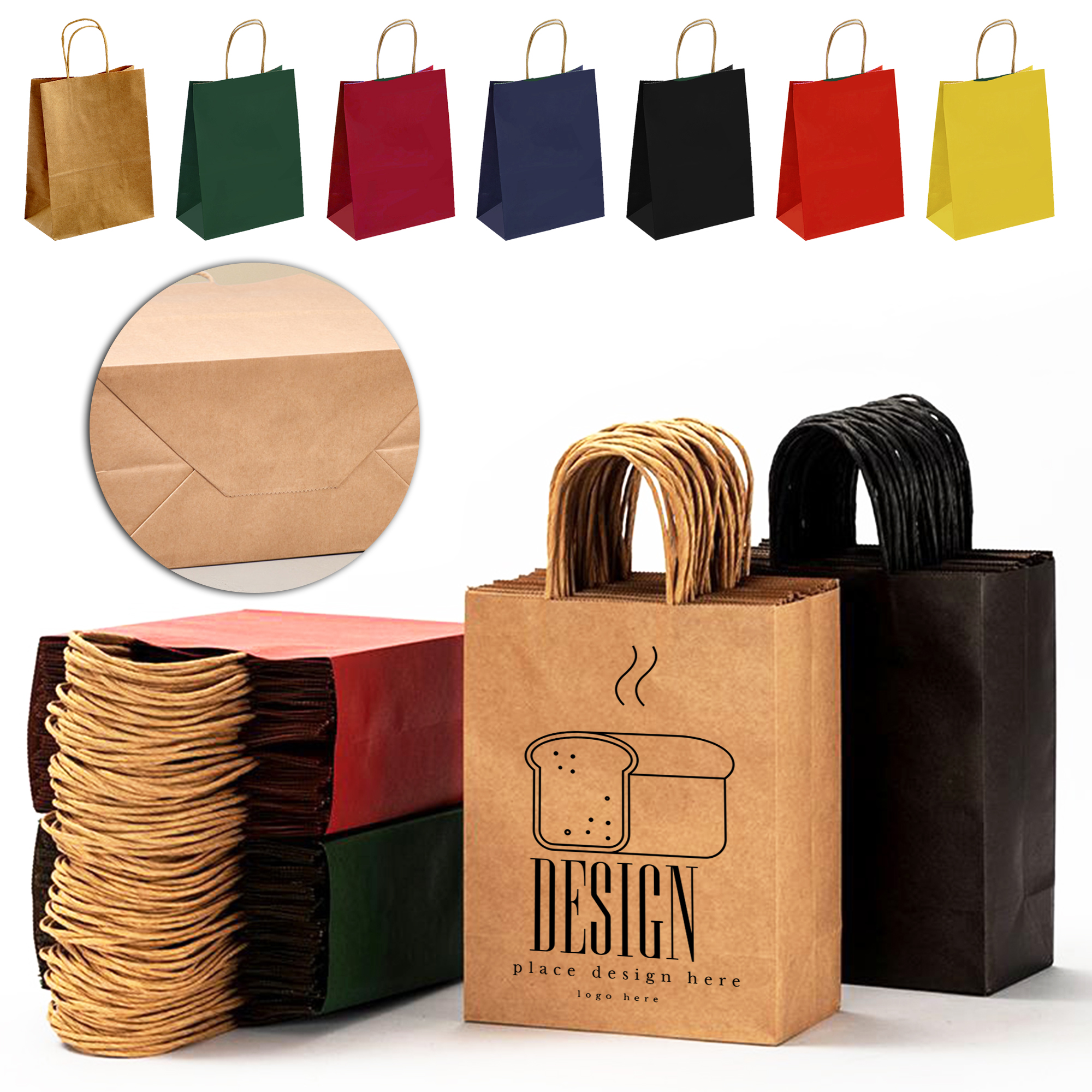 Eco Kraft Paper Bags Customizable 4