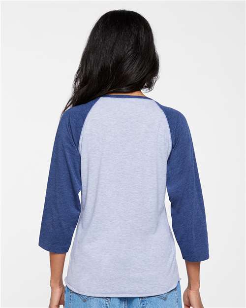 Women's Baseball Fine Jersey Three-Quarter Sleeve Tee - 3530 26