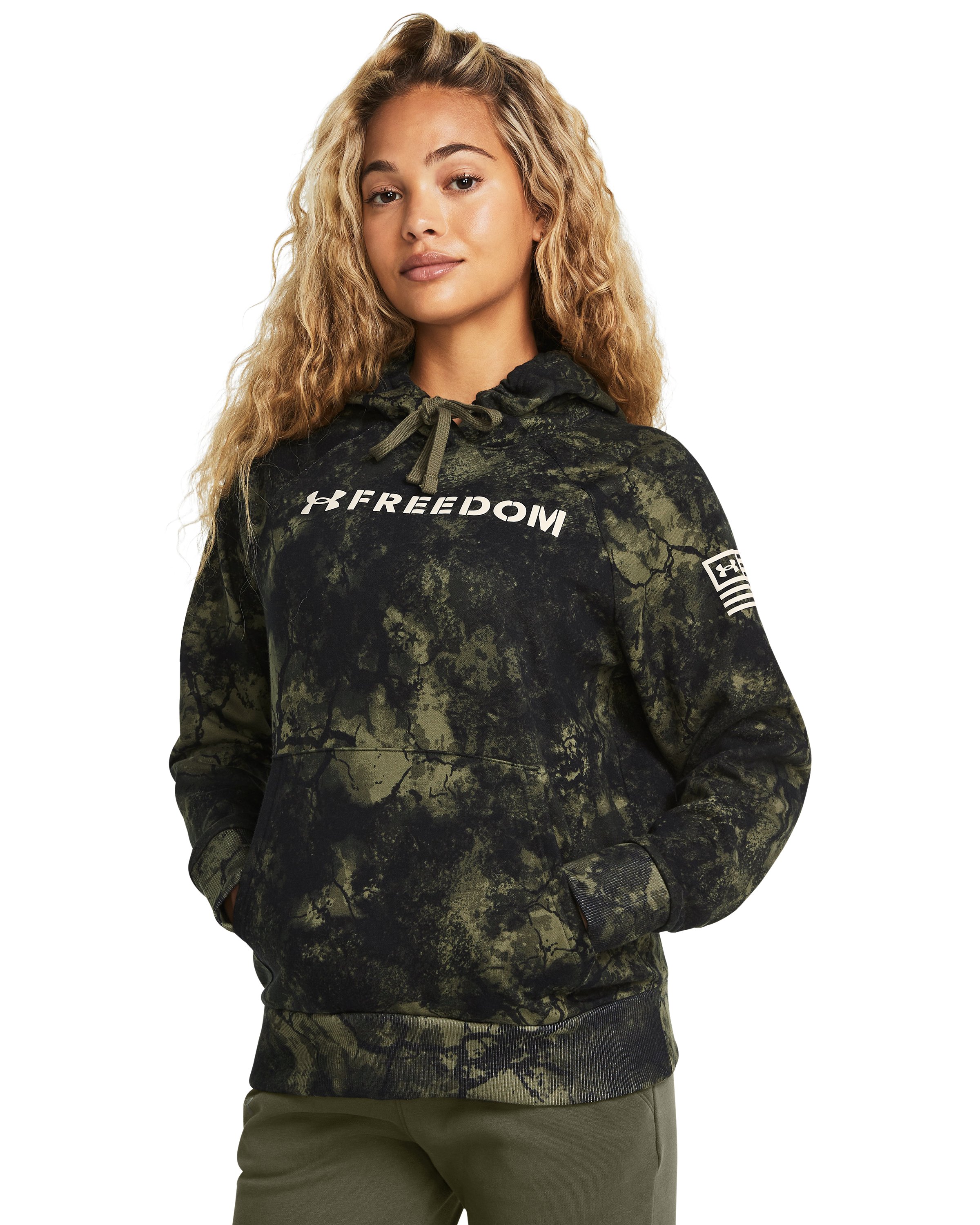 UA Rival Freedom Printed Women's Hoodie 2