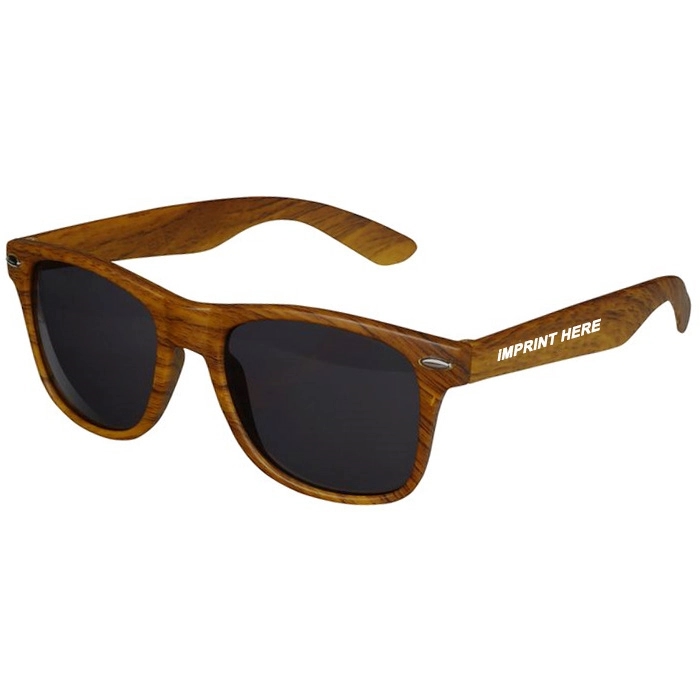 Risky Business Sunglasses - Wood Grain 1