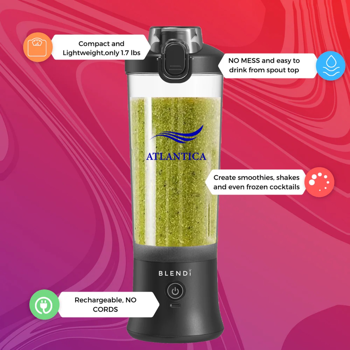 BLENDi™ X Portable Blender 24oz 12
