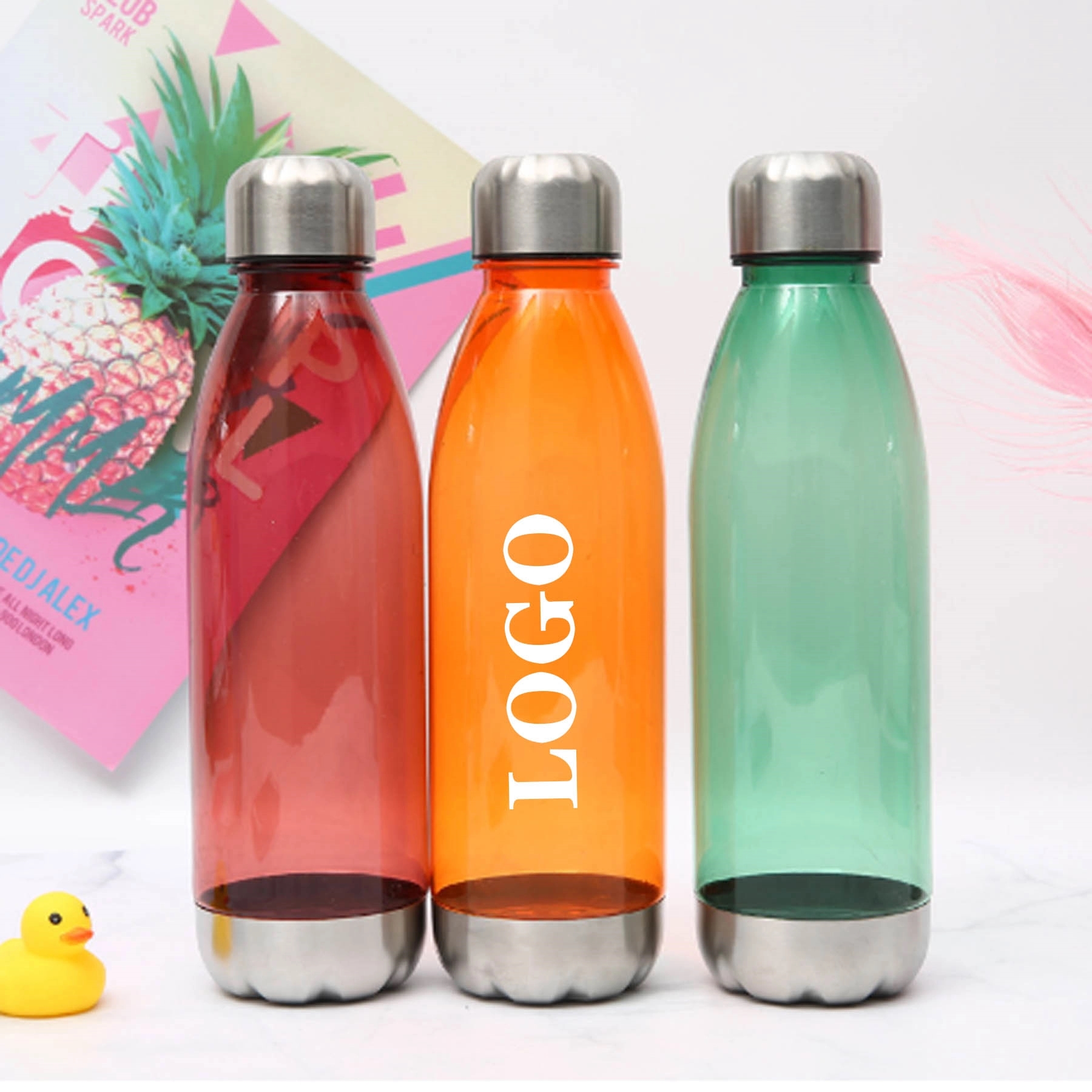 Plastic sports water bottle 1