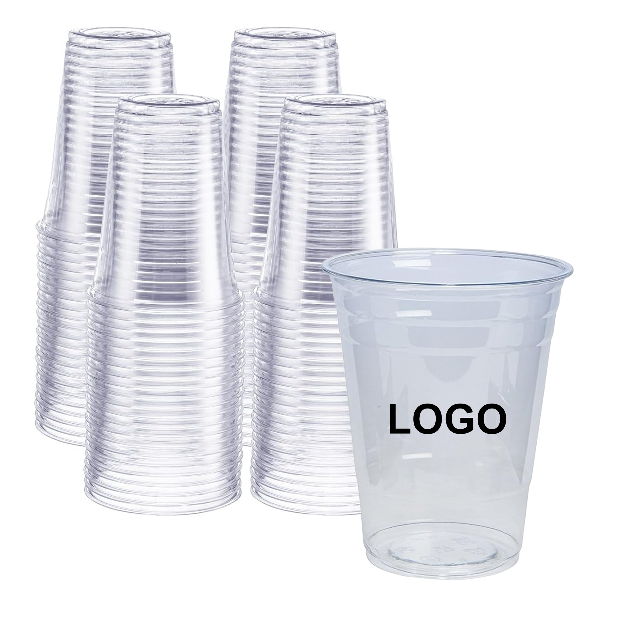 PET Plastic Coffee Cup 16 OZ 2