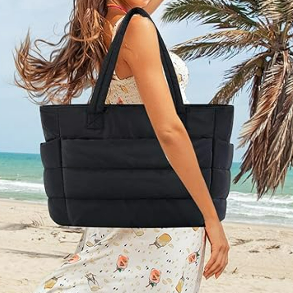 15L Large Capacity Women's Shoulder Tote Laptop Bag 4