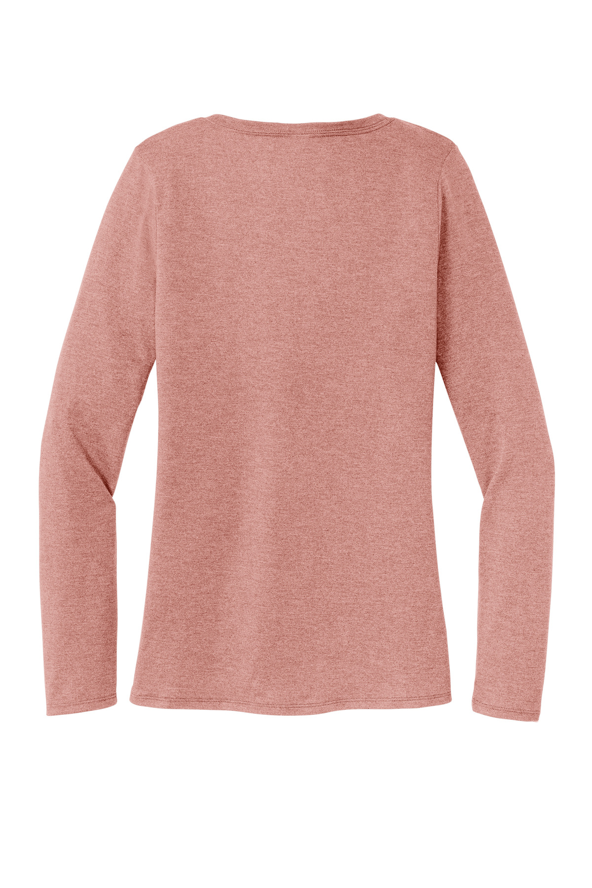District Women's Perfect Tri Long Sleeve V-Neck Tee DT135 50