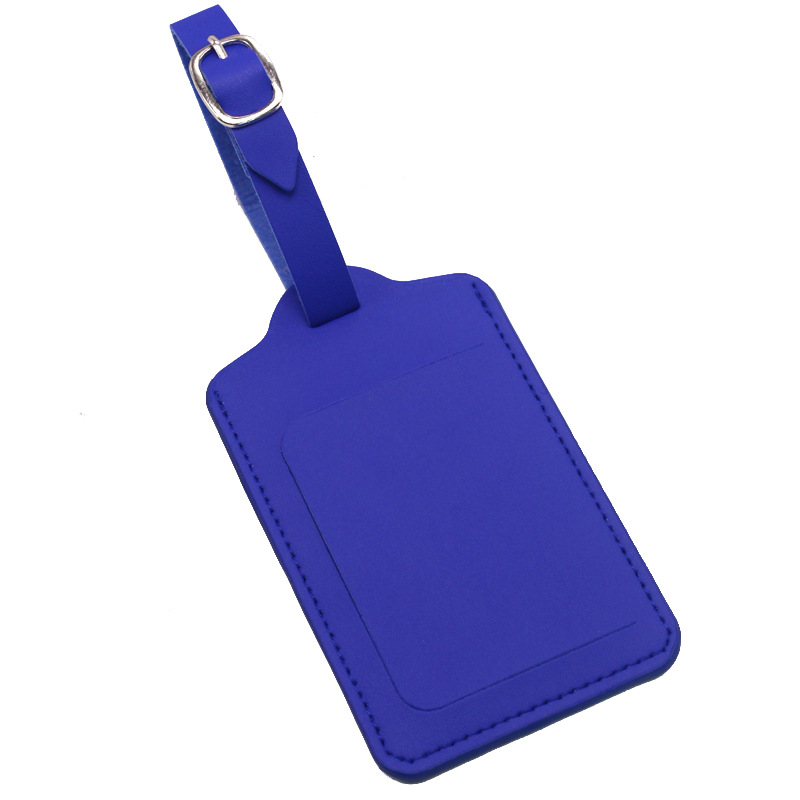 PU Leather Luggage Tag W/ Open Window 11