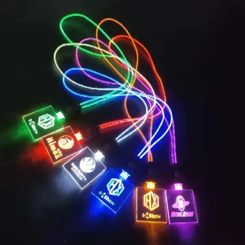 LED Necklace with flashing pendant 1