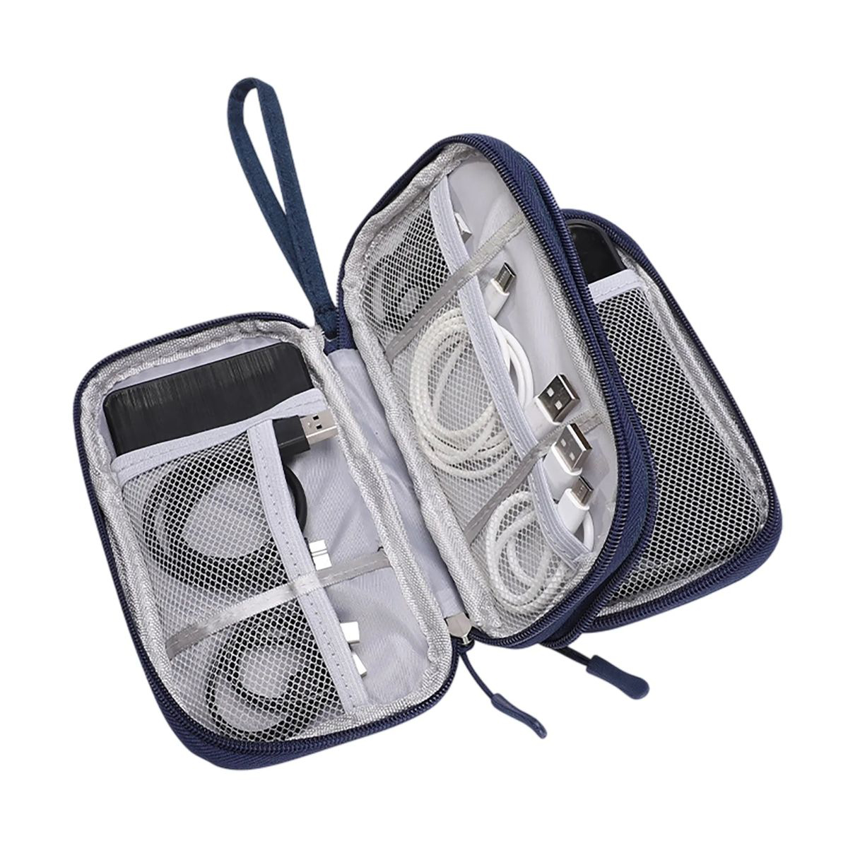 Customizable Oxford Electronic Organizer Pouch for Travel 5
