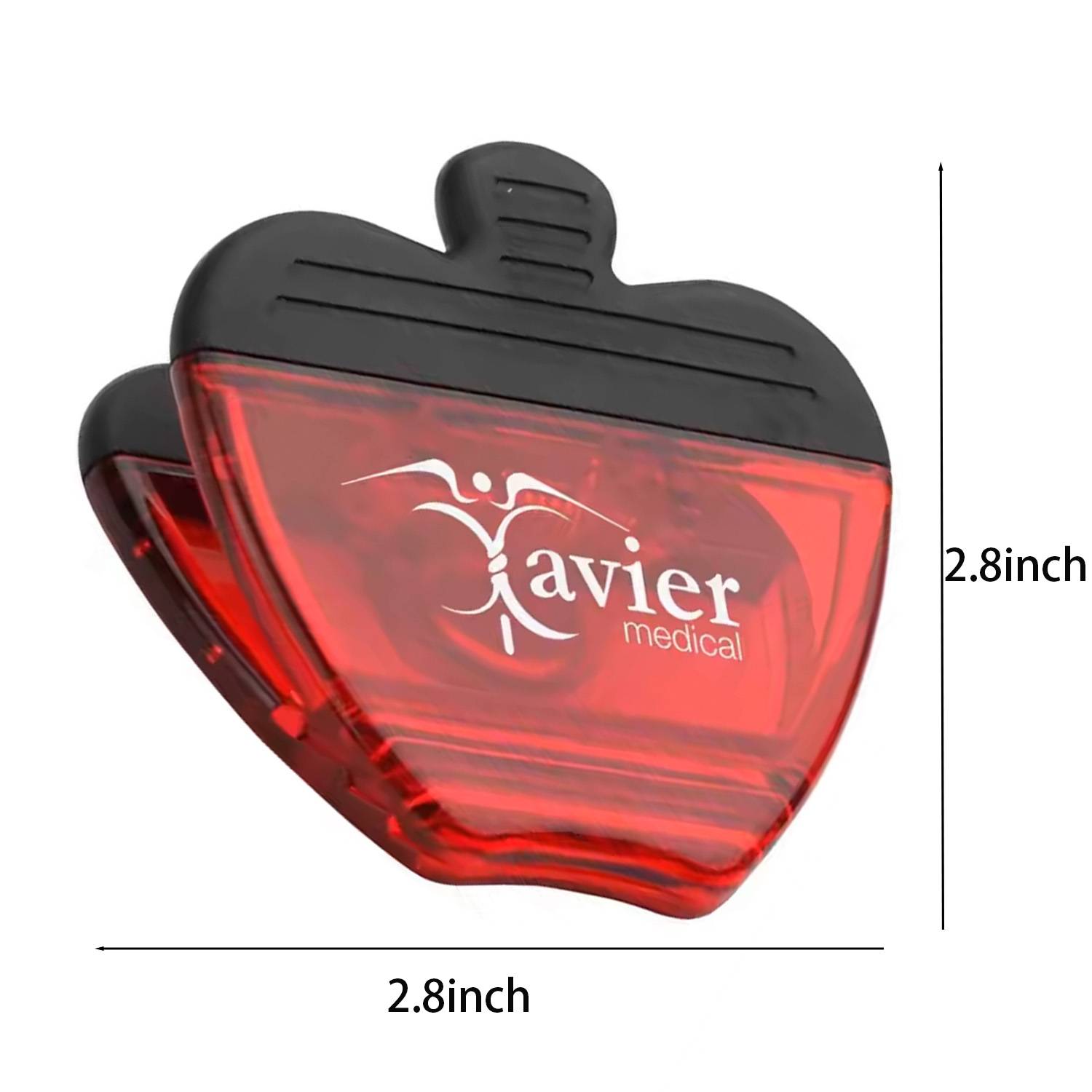 Apple-Shaped Magnetic Fridge Clip – Plastic Memo Holder 6