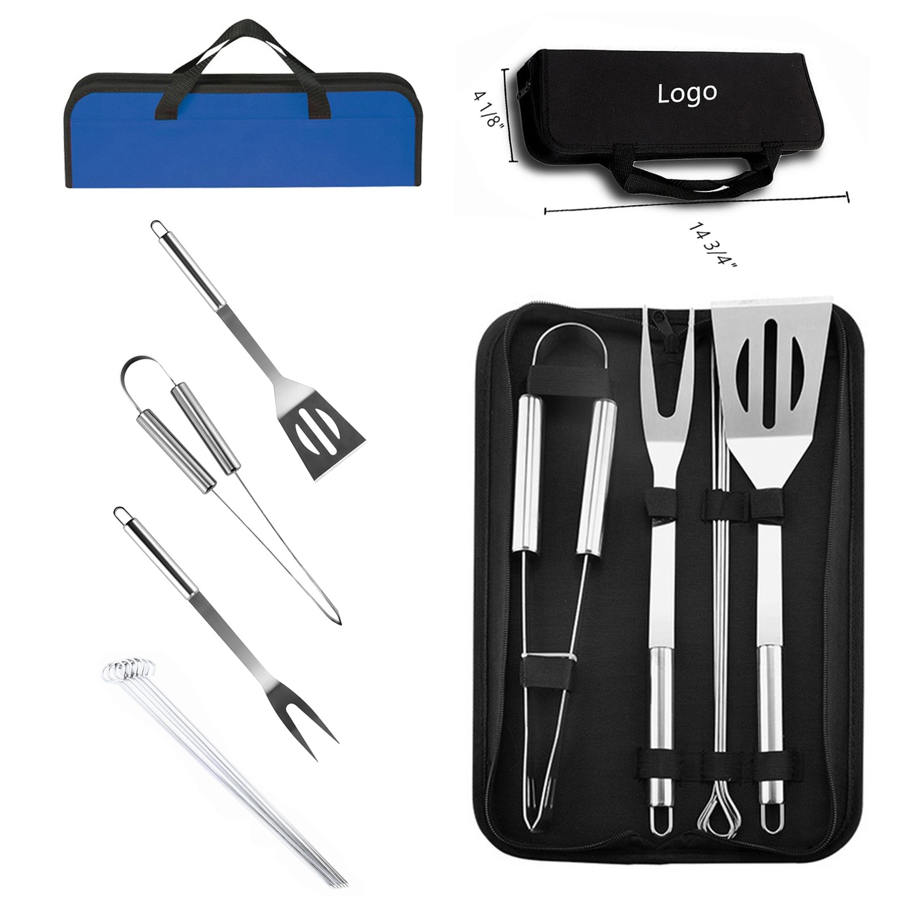 Stainless Steel Barbecue Set 3