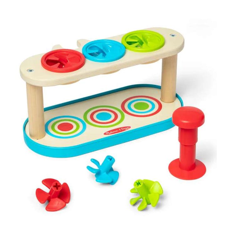 Match & Push Spinning Top Toys 2