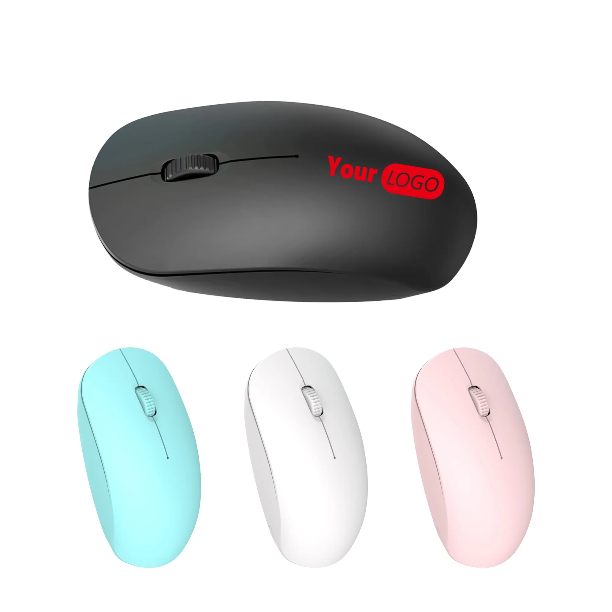Laptop Silent Click Wireless Optical Mouse Receiver Office