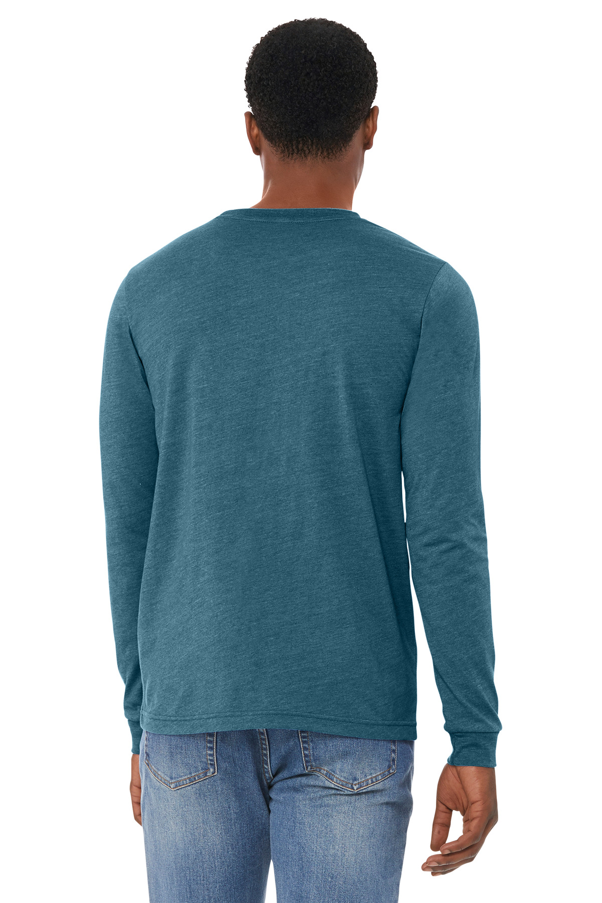 BELLA+CANVAS Unisex Heather CVC Long Sleeve Tee BC3501CVC 8