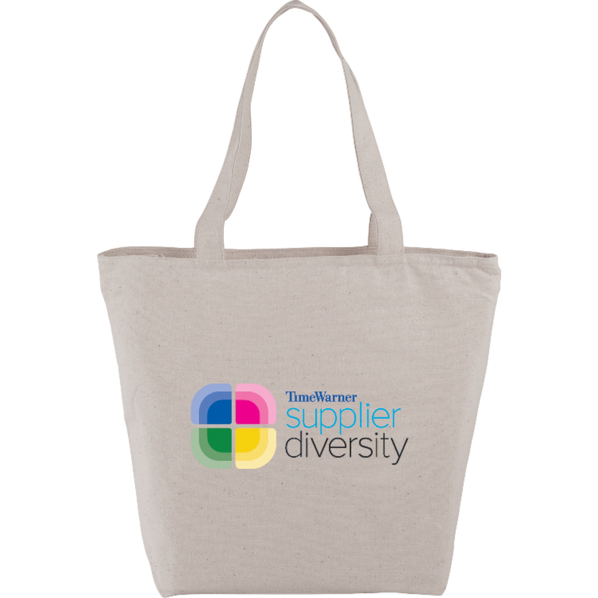 Maine 8oz Cotton Canvas Zippered Tote, custom tote bag with logo imprint 5