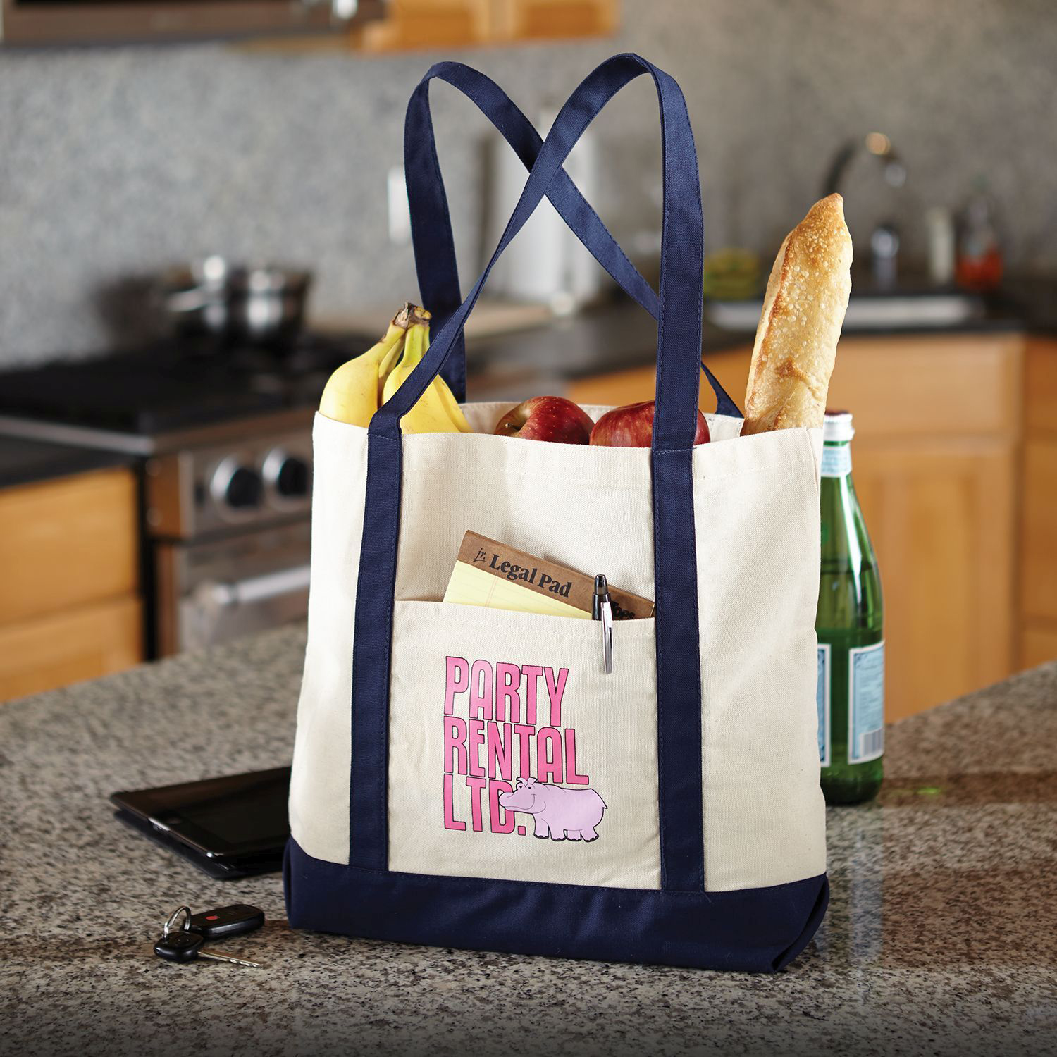 Canvas Tote, custom tote bag with logo imprint 12