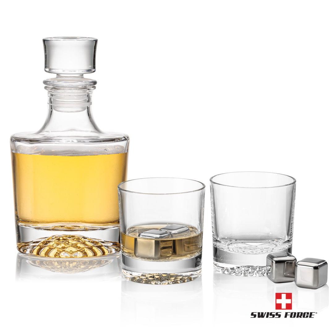 Buxton Decanter Set & Ice Cubes, custom bottle opener with logo imprint 5
