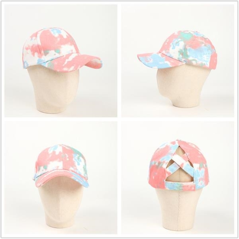 Tie-dyed baseball cap 8