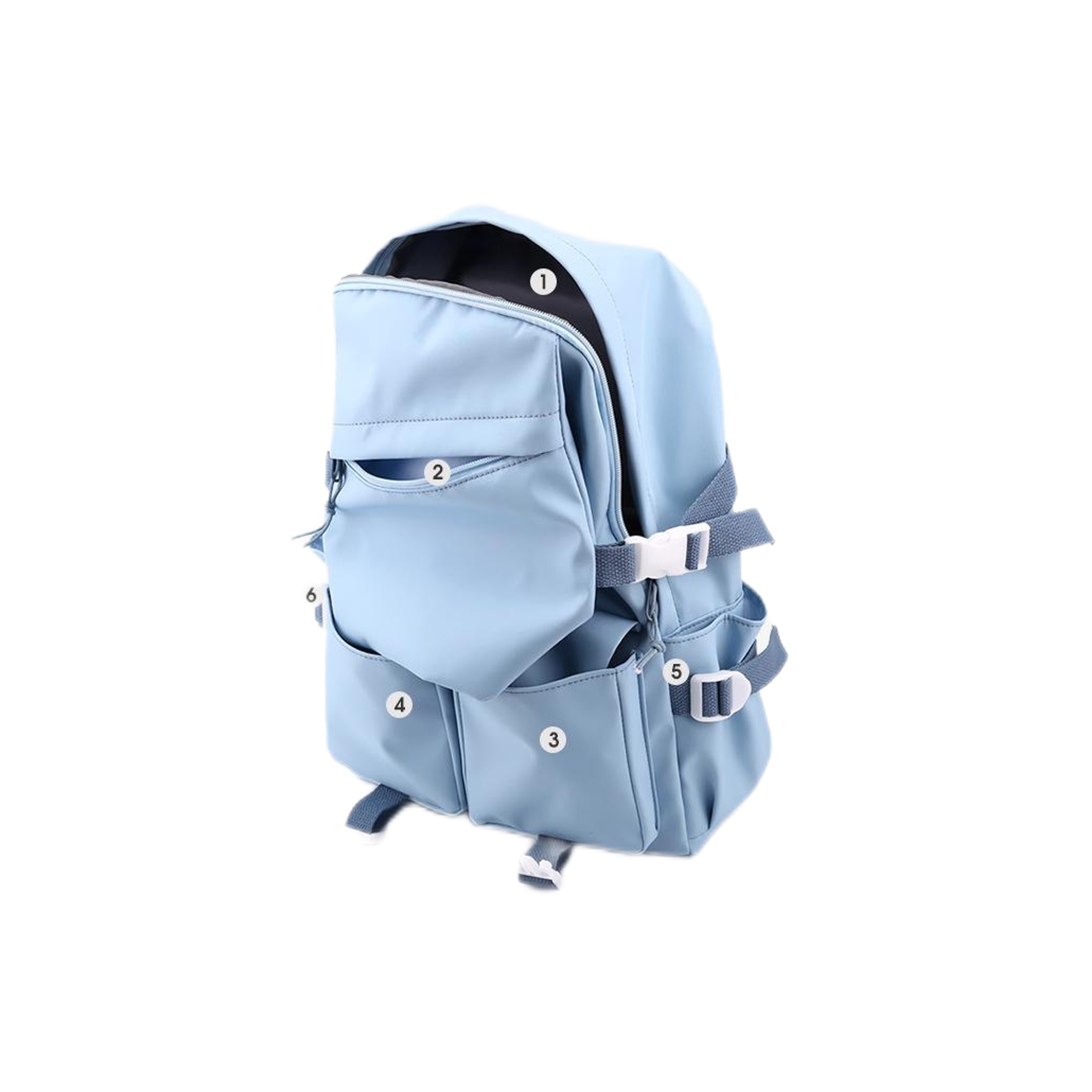 Multi Pockets Backpack (direct import) 3