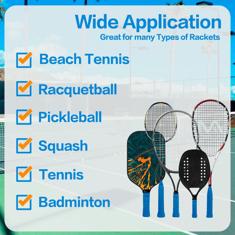 Flat Laminated Adhesive Badminton Tennis Racket Hand Strap 5