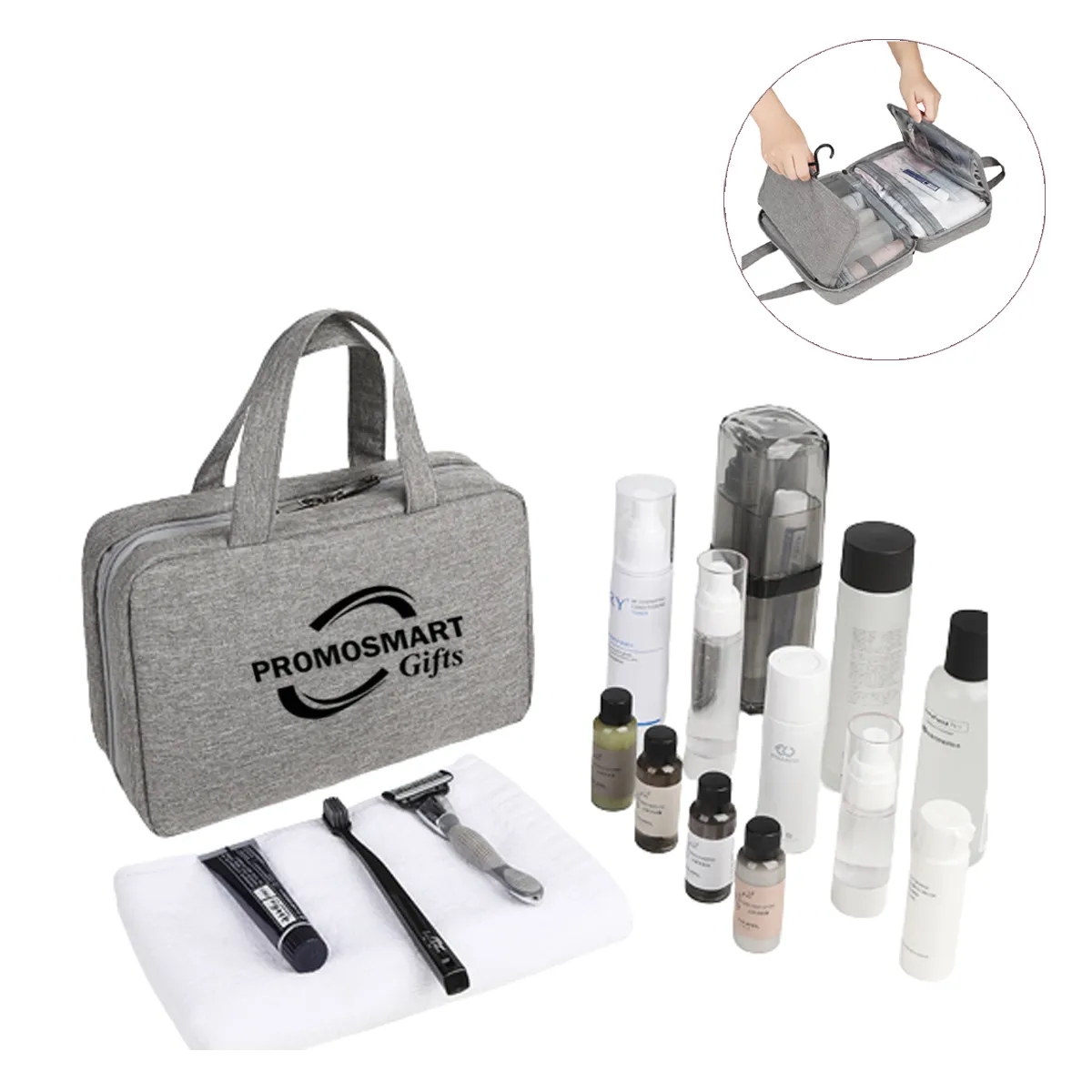 4 Sections Toiletry Bag 3