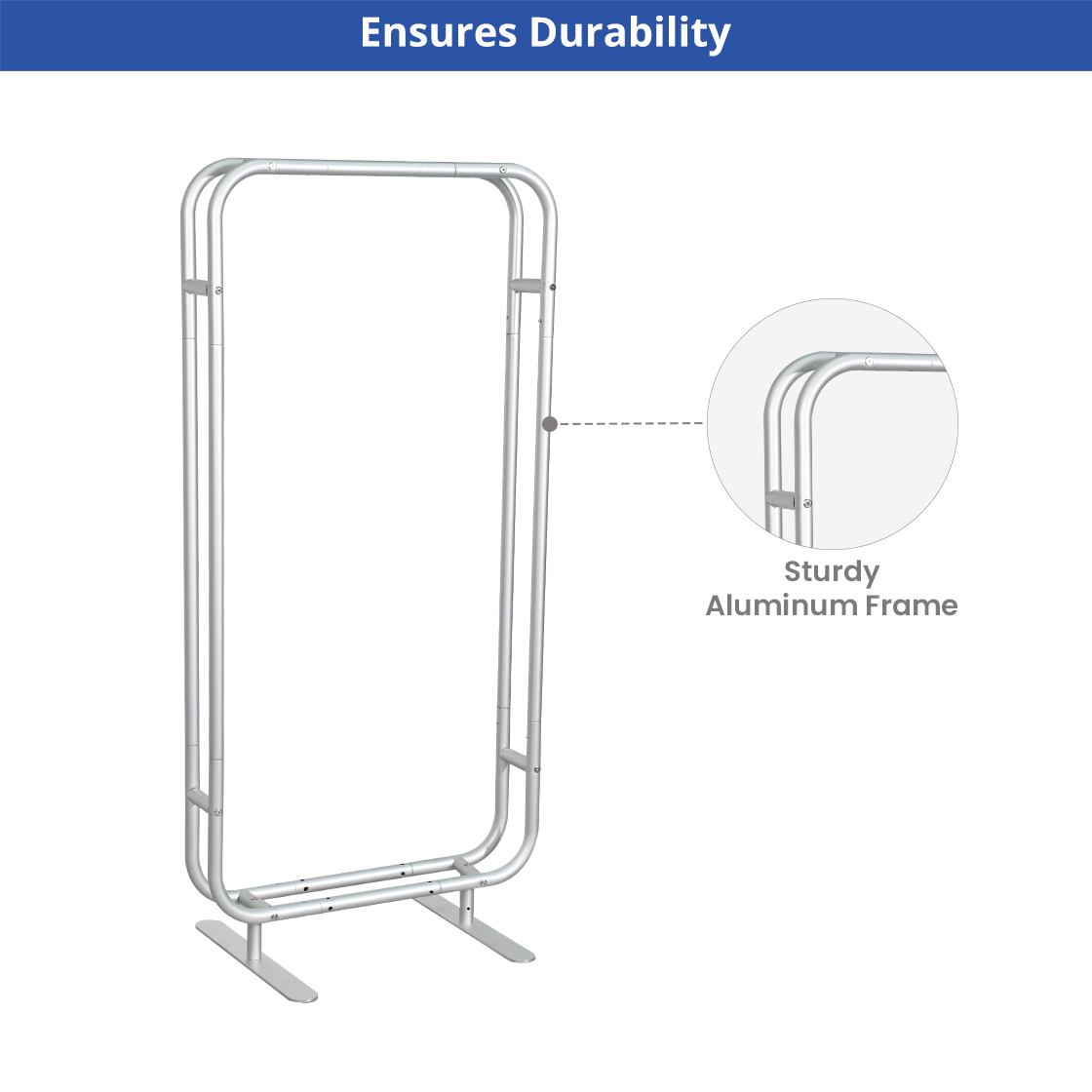 Phone Shaped Exhibit Stand ( Double Sided) - Graphic Only 6