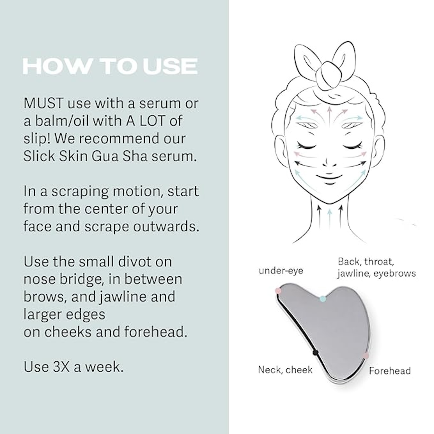 Heart-shaped Stainless Steel Massage Board 4