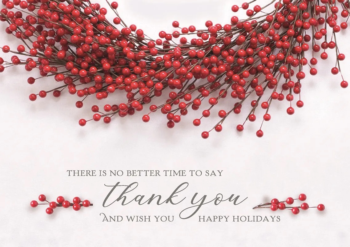 Berry Festive Holiday Cards 1