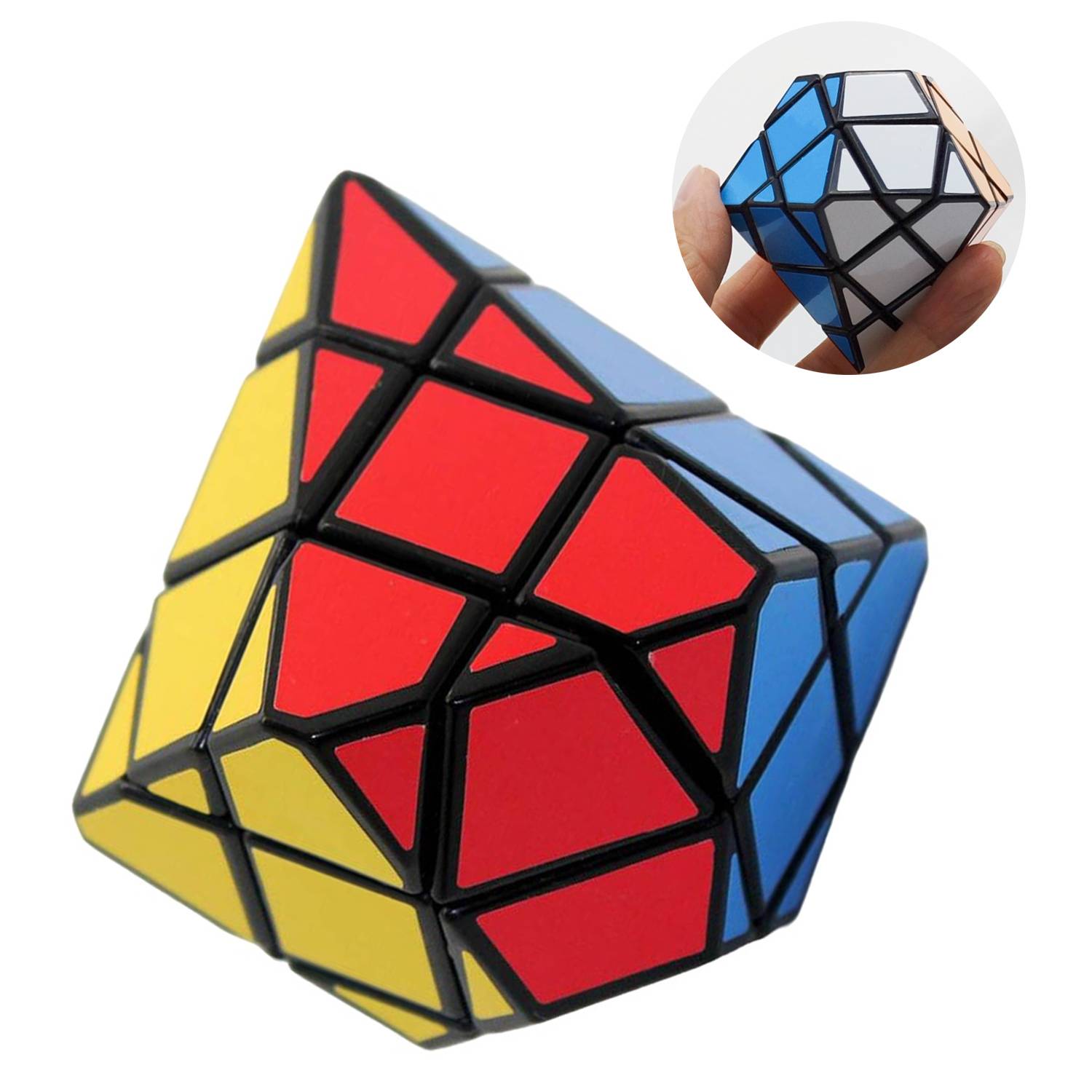 Diamond Shape 3x3 Mechanism Puzzle Cube 6