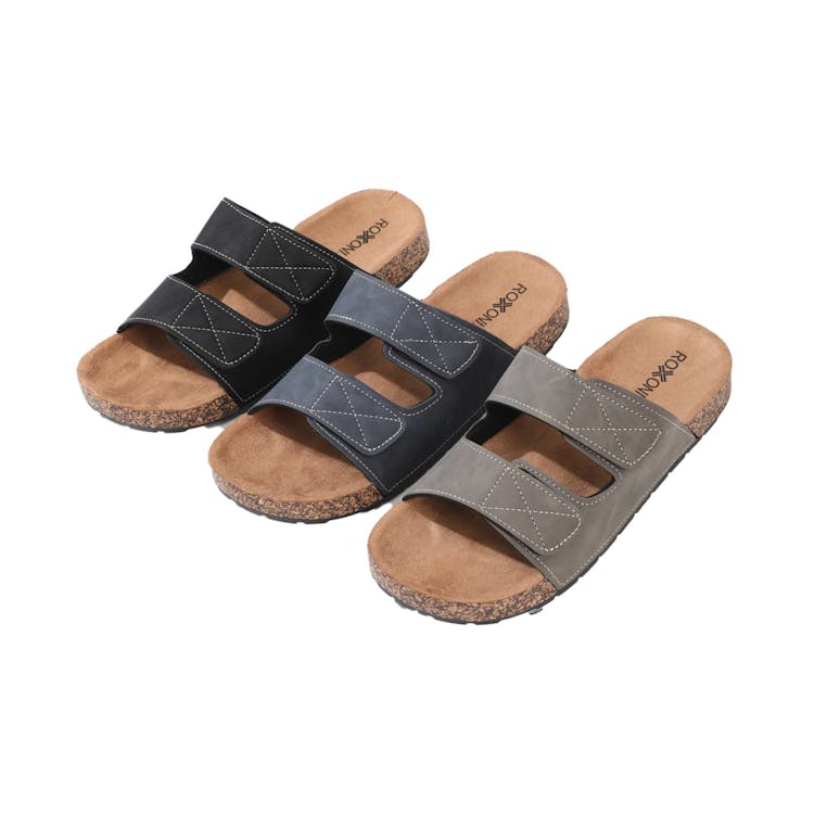 Men's Roxoni Dual Velcro Straps Sandals Assorted S-3XL 2