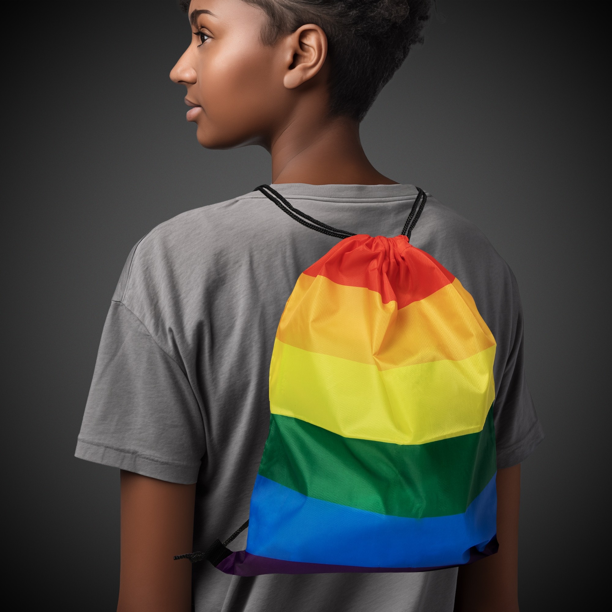 Rainbow Backpack Bag 1