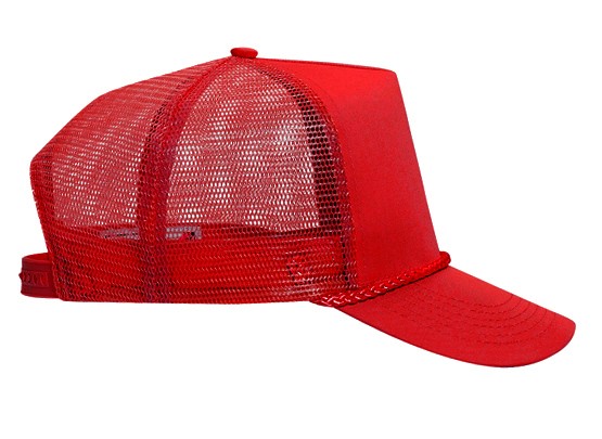 OTTO CAP® 5 Panel Mid Profile Mesh Back Trucker Hat 24