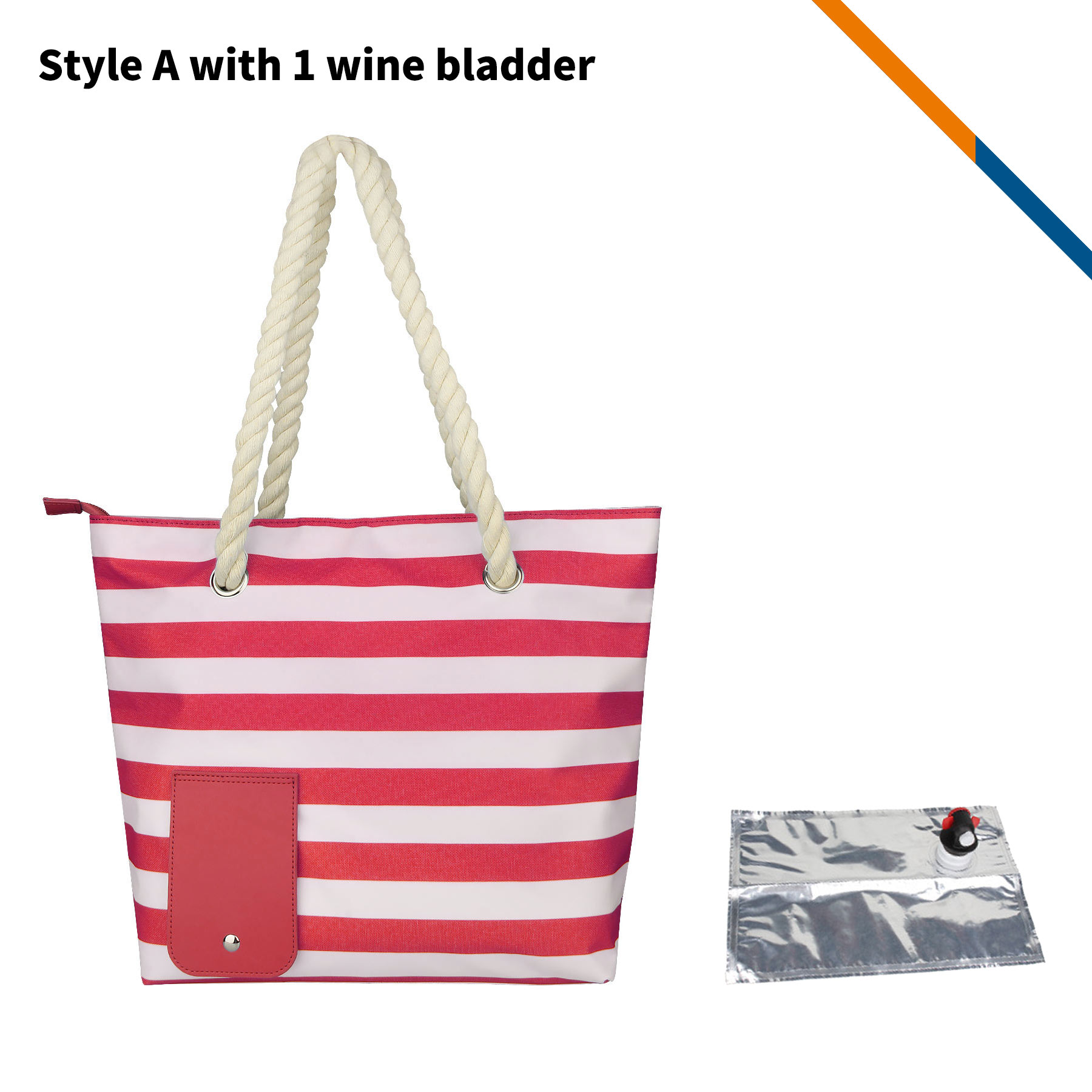Vinzo Beach Wine Cooler Tote Bag 15