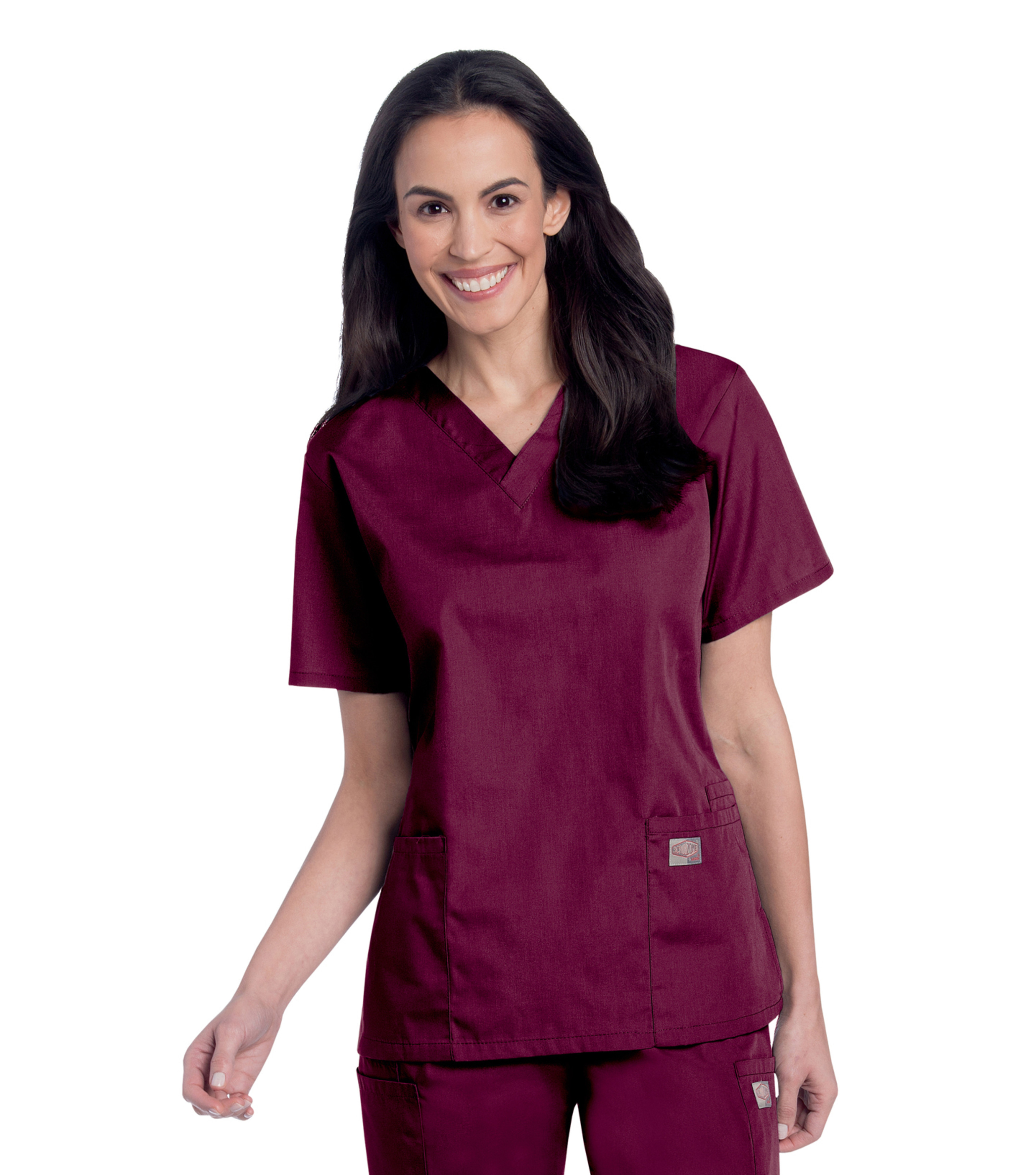 Landau - ScrubZone - Women's Three-Pocket Clean Back V-Neck Top 34