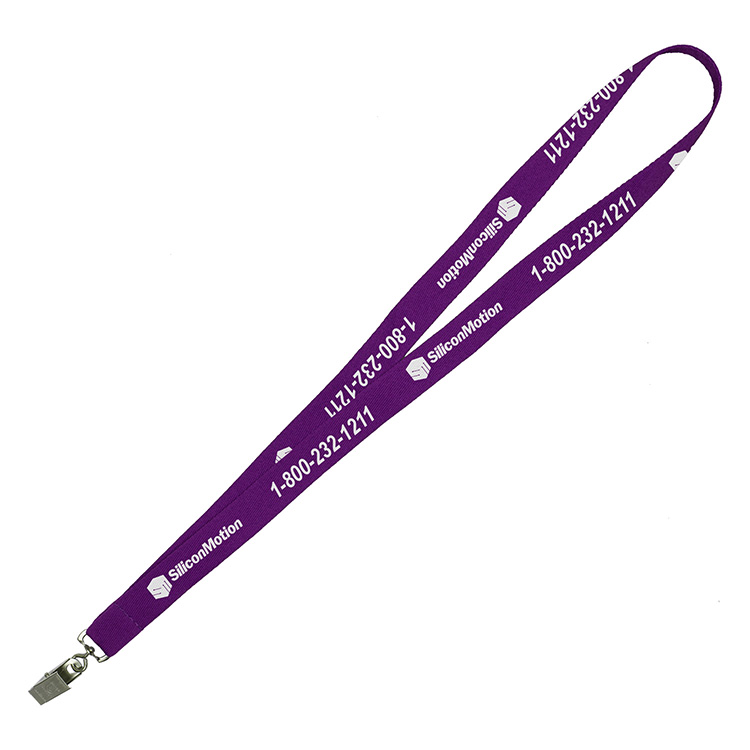 "DEWITT RECYCLED" 3/4" Import Air Ship Recycled RPET Super Fine Detail Woven-In Lanyard 11