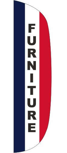 "FURNITURE" 3' x 15' Message Flutter Flag 3
